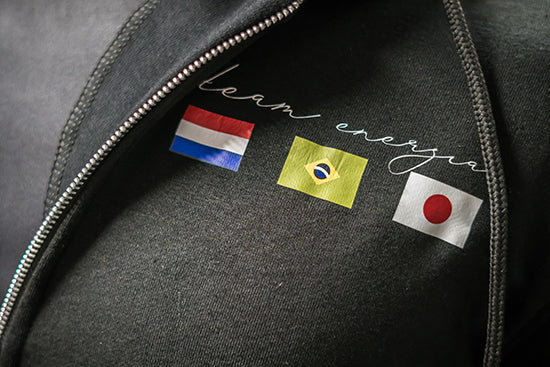 Black Deluxe Zip-Up Hoodie