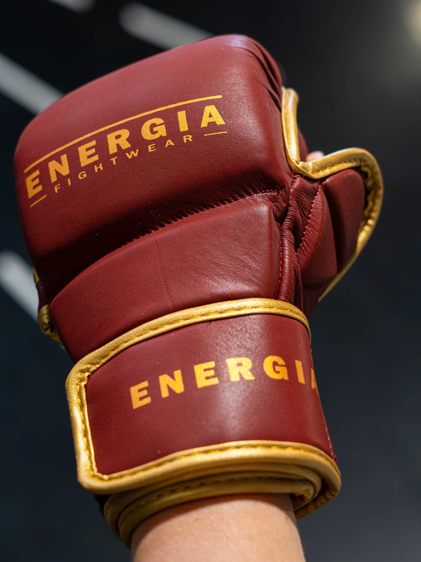 Sparring full leather gloves