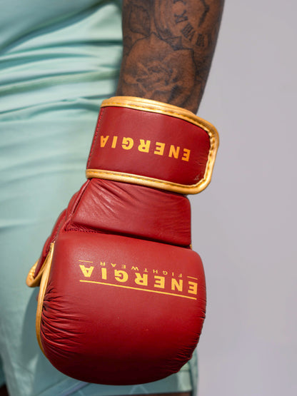 Sparring full leather gloves