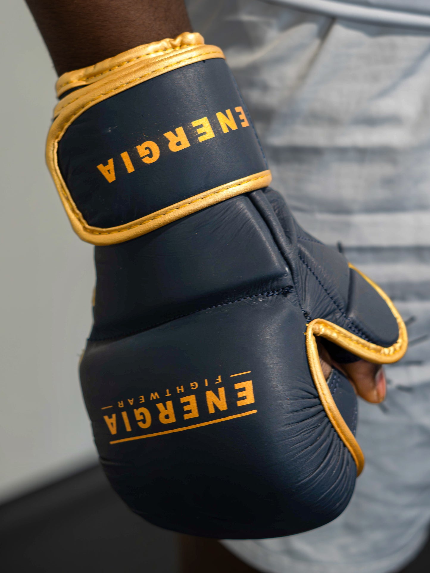 Sparring full leather gloves