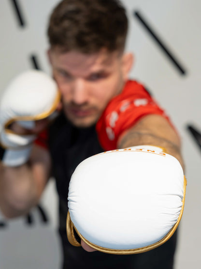 Sparring full leather gloves
