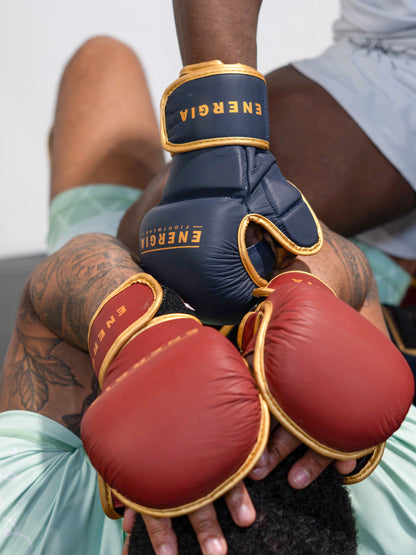 Sparring full leather gloves