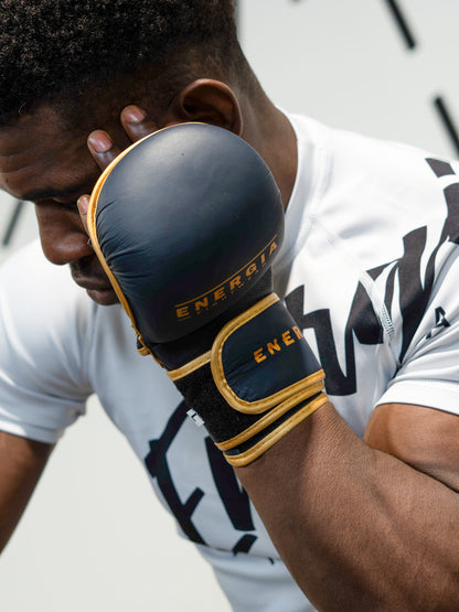 Sparring full leather gloves