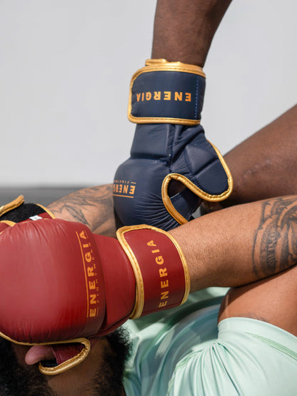 Sparring full leather gloves
